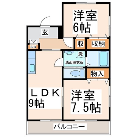 秋津薬局前 徒歩5分 2階の物件間取画像